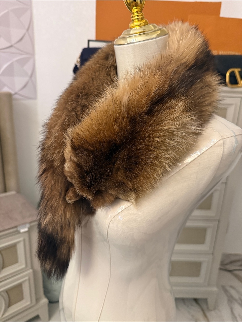 Real Fox fur scarf